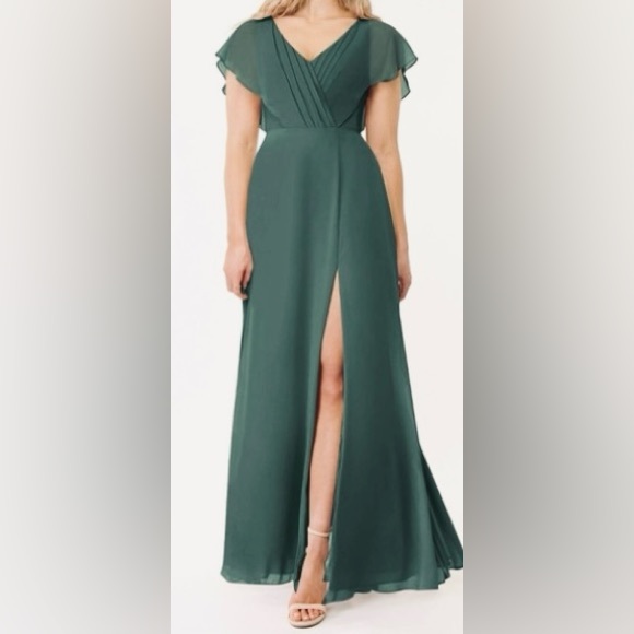 Azazie Dresses & Skirts - Azazie Deep Teal woman’s Maxi Dress